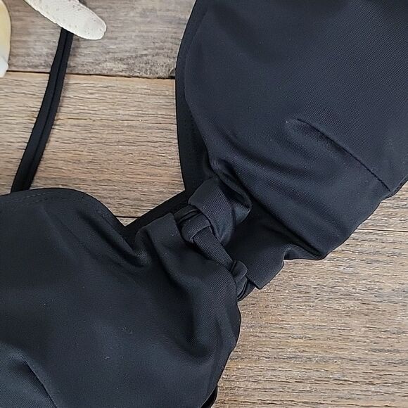 Joe Boxer swimwear black bikini top Size XXL - Picture 2 of 5